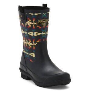 PENDLETON Black Tucson Mid Calf Rain Boots